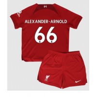 Liverpool Alexander-Arnold #66 Fußballbekleidung Heimtrikot Kinder 2022-23 Kurzarm (+ kurze hosen)